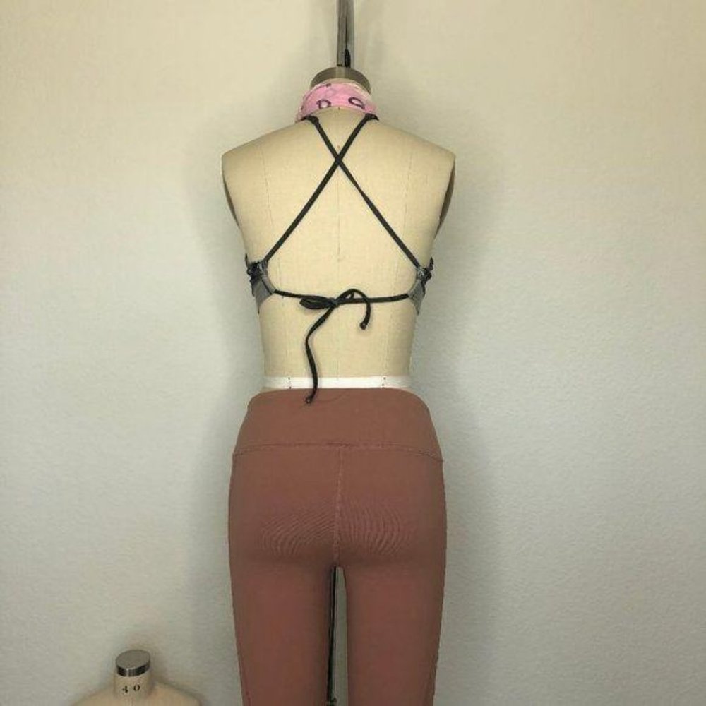 Fp Movement Halter X Open Back Smocked Sports Bra - image 6